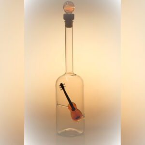 Musikerflasche-Gitarre