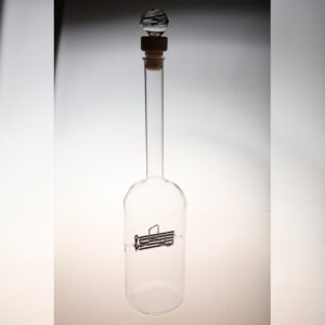 Musikerflasche-Noten